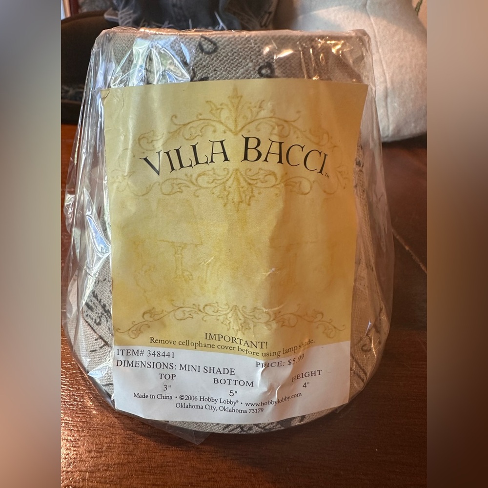 Hobby Lobby Cream Mini Lamp Shade - Villa Bacci